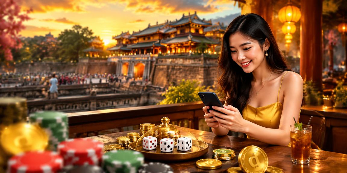 Người chơi Tài Xỉu và Bầu Cua tại Huế bên tách cà phê sáng